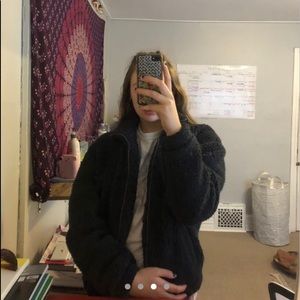 Urban outfitters teddy bear jacket